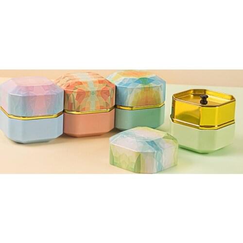 Mini Tin Tea Caddy Storage Box Small Coffee Storage Jar Sealed Tea Leaves Iron Packing Box Chinese Style Container Cans
