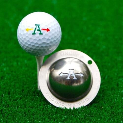 Golf Ball Liner Pen Golf Ball Drawing Alignment Stencils Marking Tool Stainless Steel Golf Marker Tool For Golf Pen Accessories