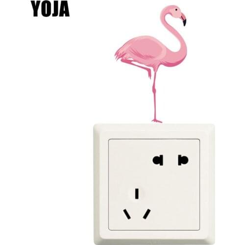 YOJA Cartoon Animal Lovely Big Bird Switch Sticker Decor Living Room Bedroom Wall Stickers 8SS0889