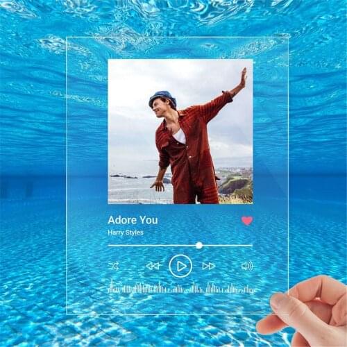 Custom Spotify Album Cover Or Personal Photos Acrylic Board Personalized Christmas Gift 10*15CM,15*20CM,20*25CM,20*30CM