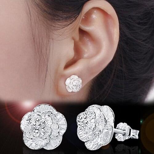 Simple Luxury High Quality Trendy Earrings Fashion Novelty Flowers Trend Cute Women