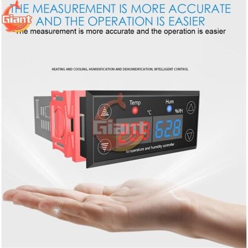 SHT2010 AC 110V-220V Digital Thermostat Humidity Temperature Controller SHT20 Sensor Thermometer Hygrometer for Bird Incubator
