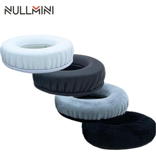 NullMini Replacement Earpads for ATH-ES7 ES9 ES10 ESW9 ESW10 Headphones Leather Sleeve or Velvet Earphone Earmuff