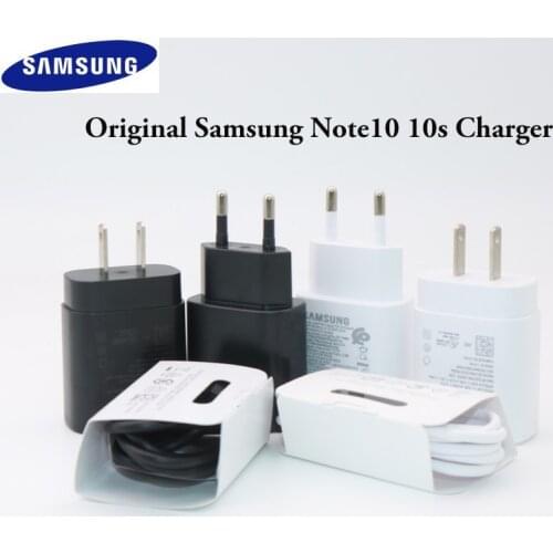 Samsung Note 10 25W super fast charger EU Travel Usb PD PSS Fast Charge Adapter EP-TA800 For Galaxy Note 10 S10 S9 plus mi9 k20