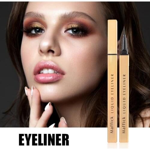 High Quality 2 Colorl Optional Liquid Eye Liner Waterproof Sweat Resistan Eye Liner Pencil Makeup Tool For Profession Beginning