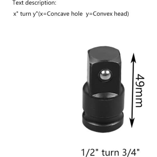 1pcs 1/2 3/4 Air Impact drill adapter Universal Pneumatic Adaptor Converter Socket Joints for Electric Impact Wrench