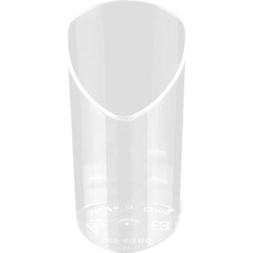 Cold-resistant 10Pcs Useful Delicate Design Plastic Cup PS Cup Disposable for Party