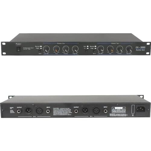 2 channels Sound Audio Exciter Processor speaker management pro audio processor protea pro stage audio equipment