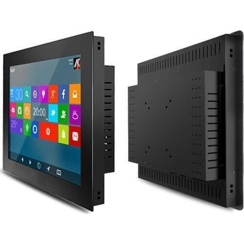 23.6" embedded mini tablet computer with resistive touch screen Windows 10 Pro all-in-one machine for self-service terminals