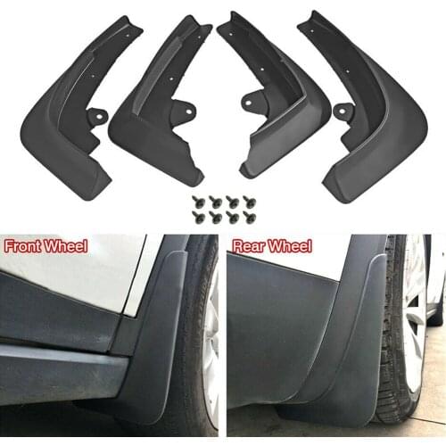 4PCS Car Mudflaps Mud Flap Splash Guards Front Rear Mudguards Fender For Tesla Model 3 2016 2017 2018 2019 Auto Accessories