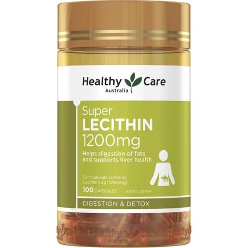 Australia Healthy Care Lecithin Fat Breakdown Metabolism Digestive System Liver Health Healthy Brain Function Fish Oil Partner