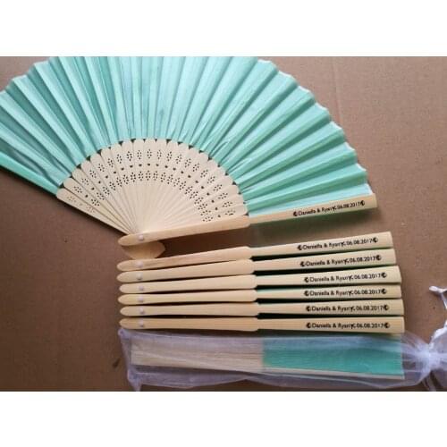 Free shipping 100 pcs/lot Personalized Bride & Grooms Name and Date Wedding Hand Han with Organza Gift Bags in12 colors