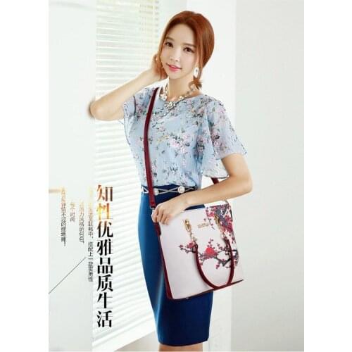 Boutique recommended new printed mother-and-child bag tote bag handbag trendy shoulder messenger bag