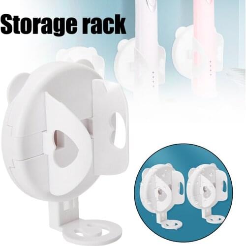 HOT Electric Toothbrush Holder Bathroom Organizer Self Adhesive Wall Mounted Automatical Organizing Rack Household
