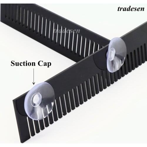 Removable Overflow combs. Fish tank over water board.The overflow tank is suitable for overflow acrylic fish comb filter