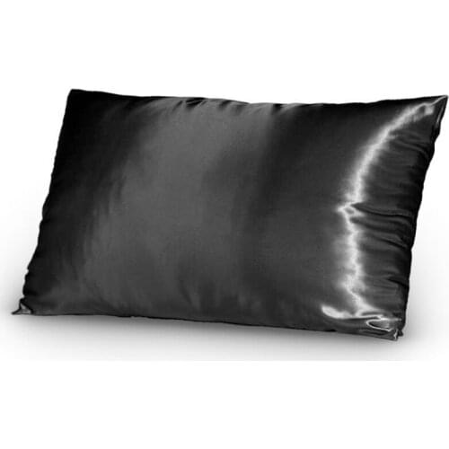 Comfortable Pure Emulation Silk Satin Pillowcase Pillow Cover Pillowcase For Bedroom Throw Single Pillow Covers Home textile