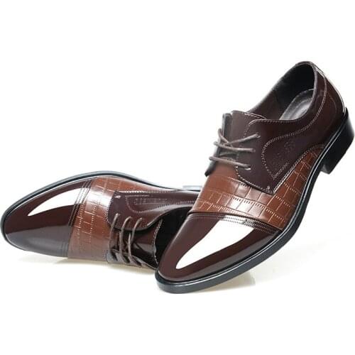 Crocodile Shoes Man Ventilation Sneaker Leather Shoe Men Dress Pointed Leather Commerce Men Shoes Formal sneakers