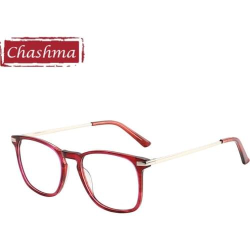 Chashma Eyeglass Square Blue Men Acetate Frame Eyewear Student Prescription Glasses Women Optical Spectacle