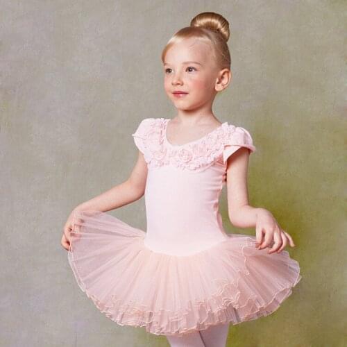 Ballet Clothes Children Ballerina Costume Discount Ballet Tutus Pink/Yellow Ballet Tutu Dress Girls Gymnastics Leotard Dancewear