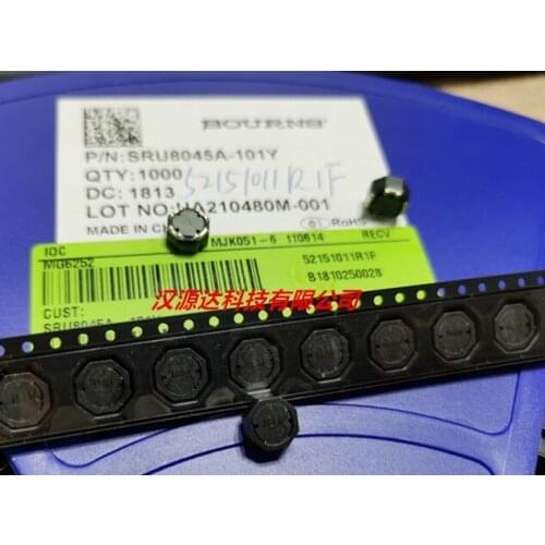 Original new 100% SRU8045A-101Y SMD power inductance 8045-100UH 30% 1A 8X8X4.5MM