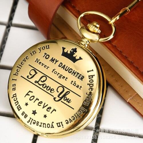 Birthday Gift For Daughter Pocket Watch Party Favor New year Thanksgivign Day Present Graduate gift For Daughter