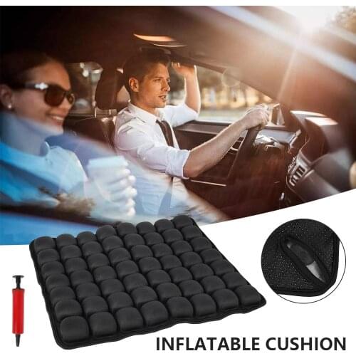 1set Car Air Seat Cushion, Inflatable Seat Cushion, Shock Absorption, Motors Mat Non-slip High Rebound Breathable 3D Airbags