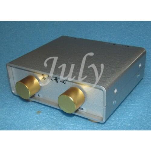 Signal 10 times amplifier 600Ω: 60K transformer passive front stage, with volume control, 20Hz ~ 13KHz -2.6dB