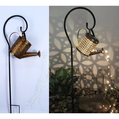 Fairy Lamp Garden Watering Can String Light IP55 Waterproof for Garden