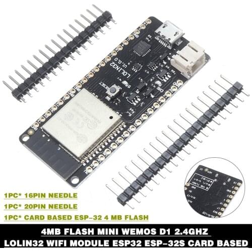 1PC WIFI Bluetooth Module ESP32 ESP8266 Development Module Lithium Battery Interface (battery Not Included)