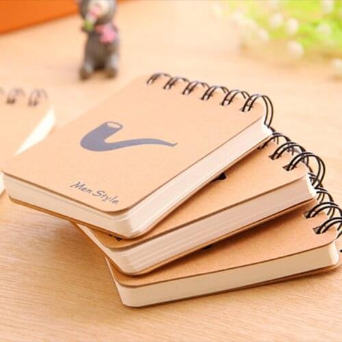 10pcs Beard Glass Notepad Creative Students Pocketbook Diary Portable notebook Students Stationery