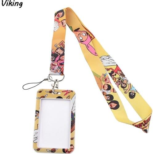 20pcs/lot G1713 Cartoon Necklack Key Gym Multifunction Mobile Phone Lanyard With Card Holder Cover