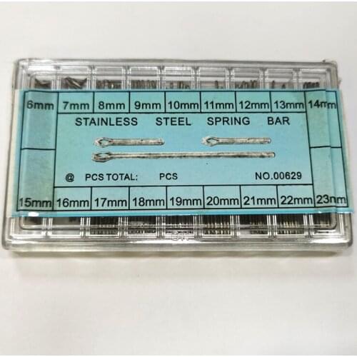 360PCS Assorted Stainless Steel Watch Band Strap Spring Bars Link Pin 6-23mm Kit Professional Watchmaker Watch Repair Tool Parts