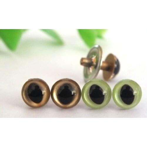 Free shipping!!!20pairs Safety Mixed Color Cat Eyes --7.5mm