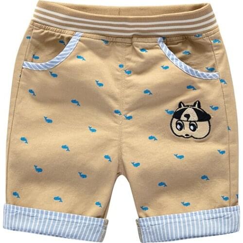 2019 New Arrival Small Bear Boys Childrens Pentacle Pants Cotton Spring And Summer high quality size 90 100 110 120 130