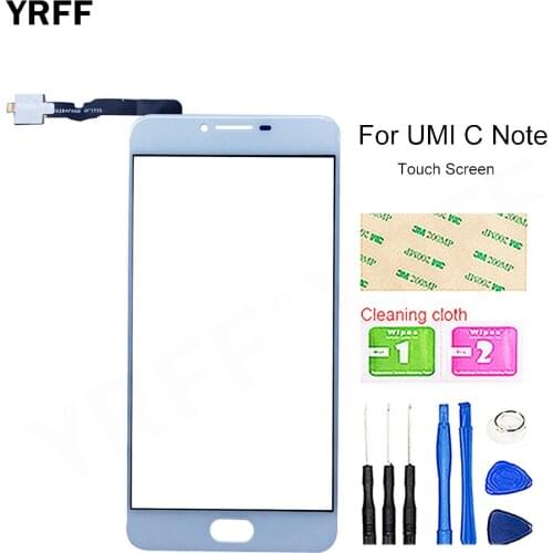 For UMI C Note Touch Screen Digitizer Front Glass Panel Touch Sensor Assembly Replacement
