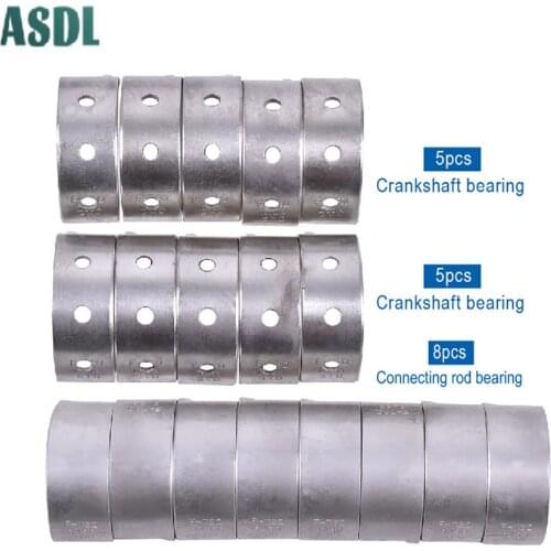 STD +25 +50 Con Rod Connecting Rod & Crankshaft Main Bearing Set for Kawasaki ZZR400 ZZR 400 1990-2003 ZR400 Xanthus ZR 400 92