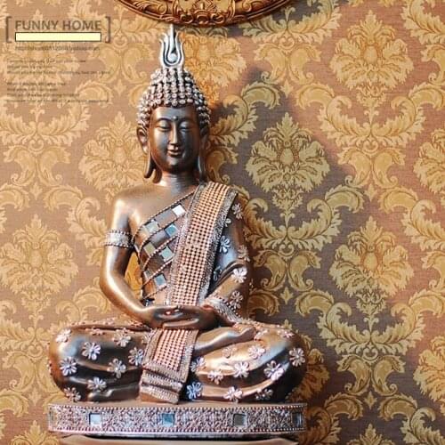 Beautiful Silver Flower Buddha Thailand Southeast Asia Hotel Decoration Buddhist Handicraft Collection
