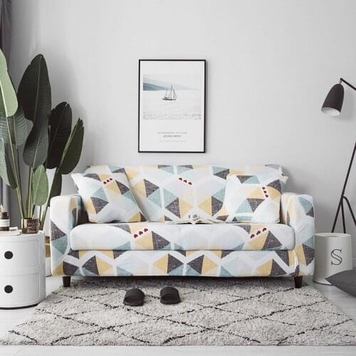 Microfine Cover Sofa Fashionable Printing Elastic All Inclusive Sofa Cuoth European Style Modern Simple Furniture Covers