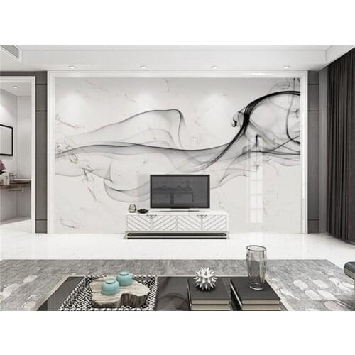 Custom Size 3d Mural Photo Wallpaper Living Room Bedroom Smoke Abstract Stripe Wall Decoration Landscape 3D Wallpaper