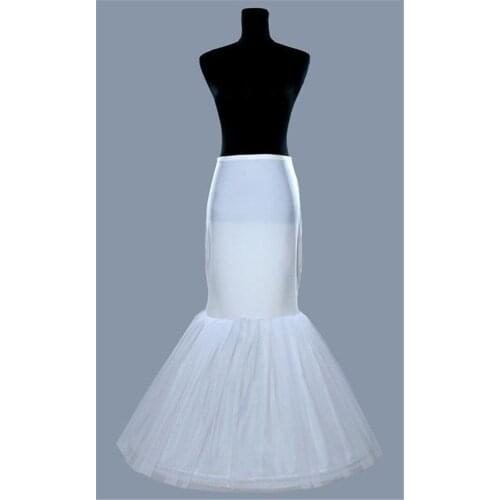 NIXUANYUAN New 2021 Cheap Free Shipping 100% High Quality White Tulle Mermaid Hot Selling Wedding Petticoat For Wedding Dress