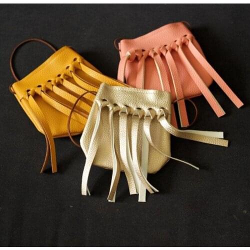 New KIds Girls Coin Bags Kids Handmade Tassel bags, Children Tassel Bags 4 Colors