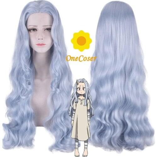 Anime My Hero Academia Eri Cosplay Wig Long Curly Wig Boku no Hero Academia Heat-resistant Fiber Hair + Wig Cap Girls Women
