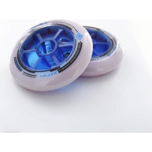 Professional black magic XXFirm 87A/65A dual core speed skating wheel for track road marathon 100mm 100mm race 2 pcs/lot