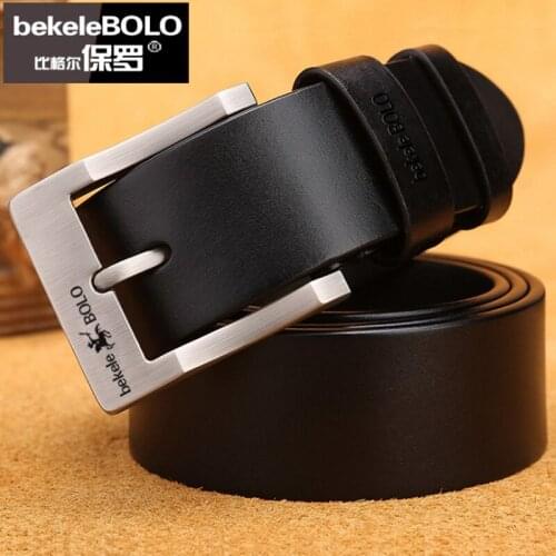 New Fashion Man High Quality Retro Belt Designer Classic Cowboy Jeans Belt Mens Leather Cowhide Luxury Pin Buckle Belts For Men