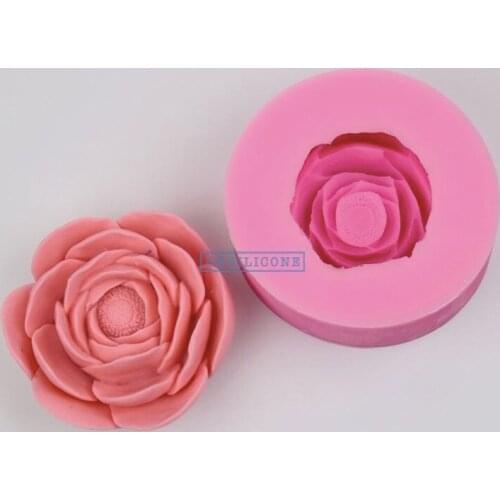 High quality Silicone mould large 13.3 * 13.8 * 5 cm 3D pattern mold Handmade soap Incense resin clay craft mol DIY tool