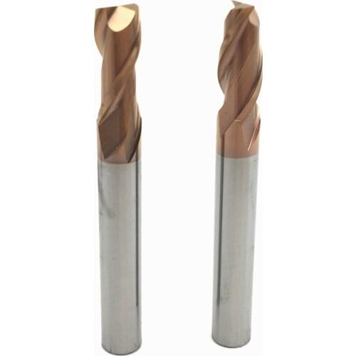 6mm 2 Flutes HRC55 Carbide end mill Milling Cutter Alloy Coating Tungsten Steel endmills cutting tool CNC maching Endmill