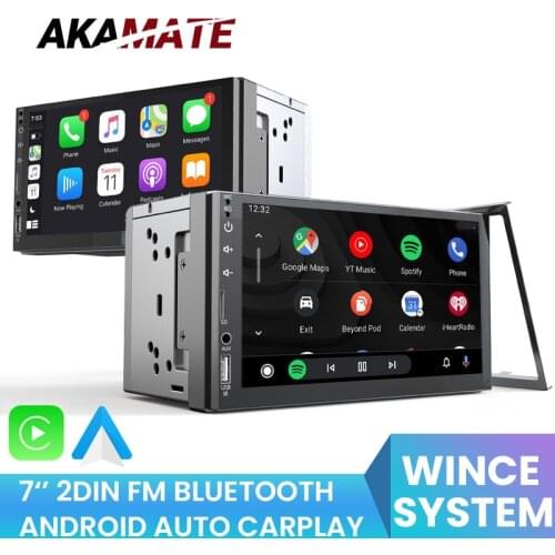 Universal 7'' 2din Car radio MP5 Player Apple Carplay And Android Auto Bluetooth FM Support Rearm Camera For Car Stereo For Car