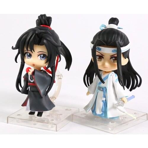 Wei WuXian 1068 Lan Wangji 1109 Q Version PVC Action Figure 10cm Anime Collection Model Toy Doll Gifts