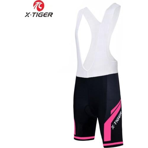 X-Tiger Women Cycling Bib Shorts Summer Bicycle Bib Shorts/Women Cycling Pro Bib Pants With 3D Gel Padded Coolmax