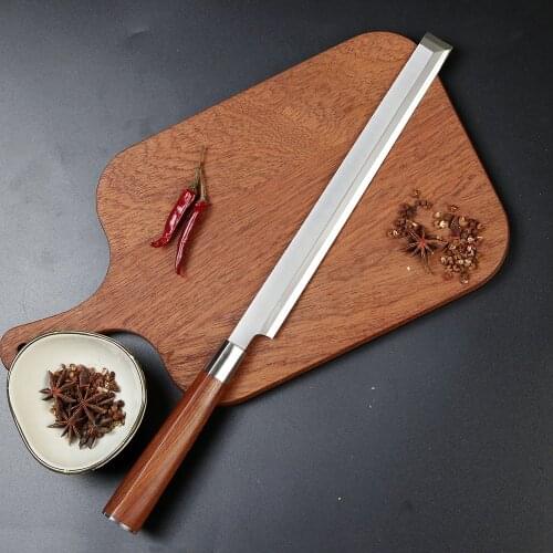Japanese sushi knife high carbon stainless steel salmon knife 9 inch super long slice razor sharp chef sashimi knife
